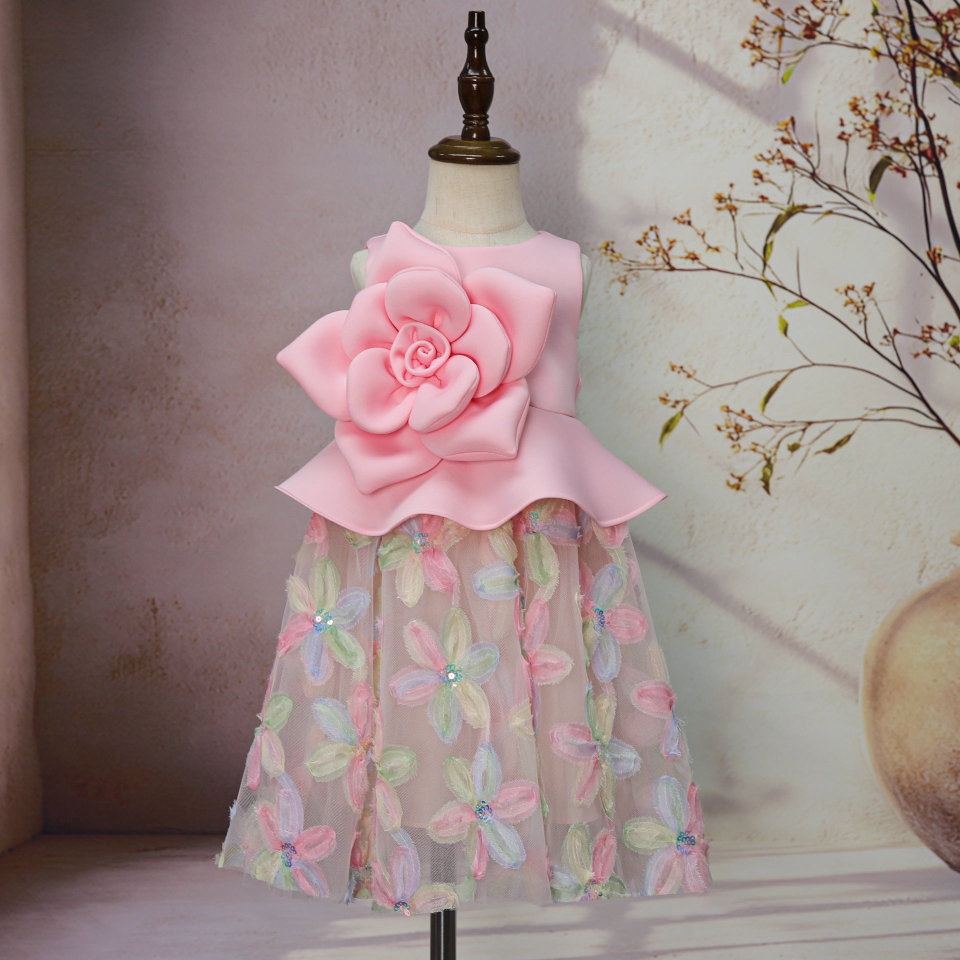 Seraphine Statement Bloom Gown detail