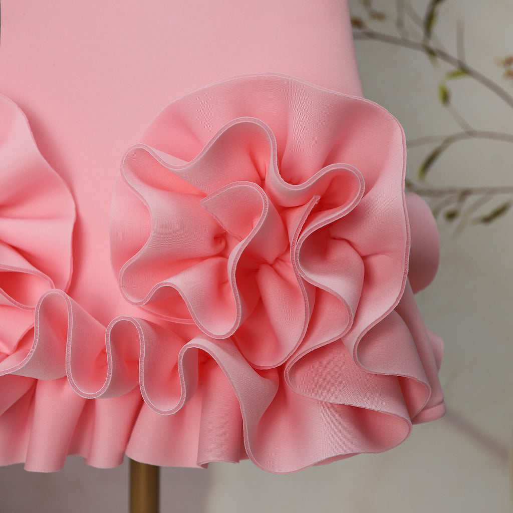 Odette Runway Bloom Dress detail
