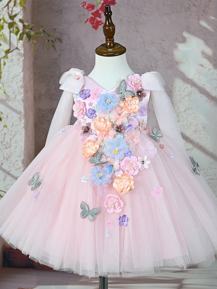 Vivienne Handmade Appliqué Gown detail