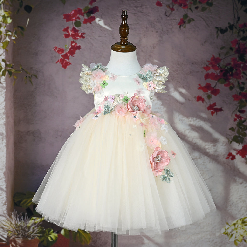 Seraphine Floral Applique Ball Gown - view 4