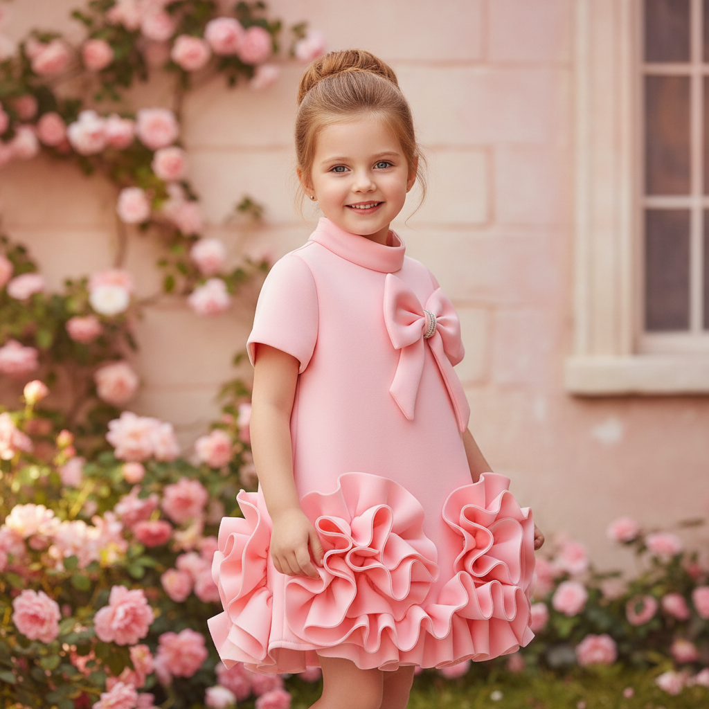 Camille Round-Neck Party Dress - view 4