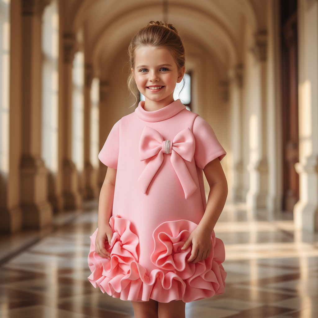 Camille Round-Neck Party Dress - view 6