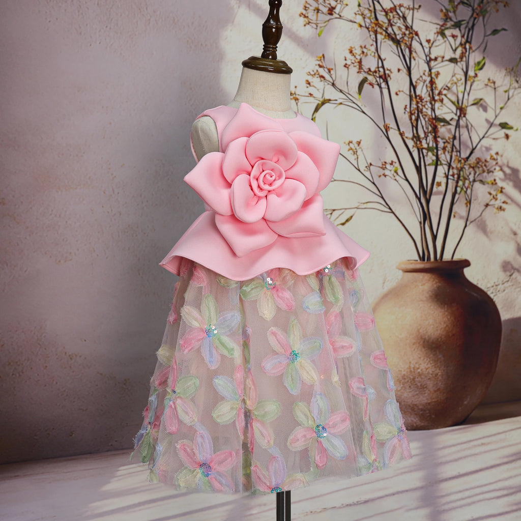 Rosalie Ruffled Tulle Gown - view 3