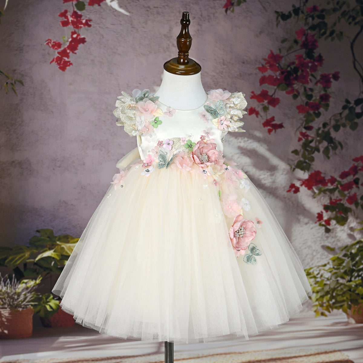 Seraphine Floral Applique Ball Gown - view 5
