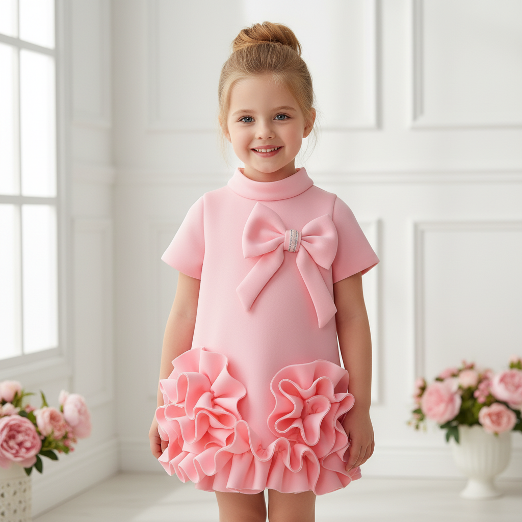 Camille Round-Neck Party Dress - view 5