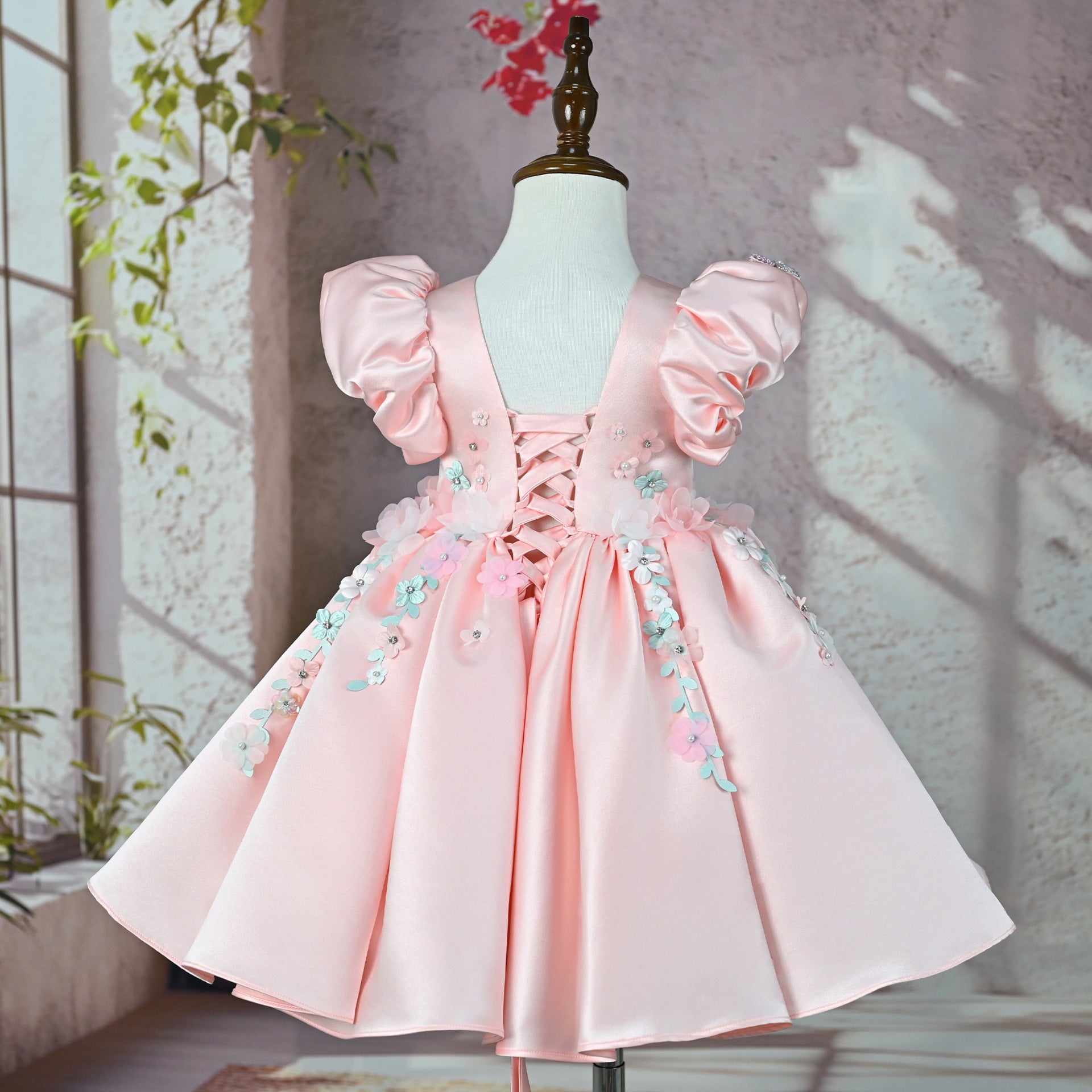 Papillon Butterfly Bloom Gown in Pink without butterflies