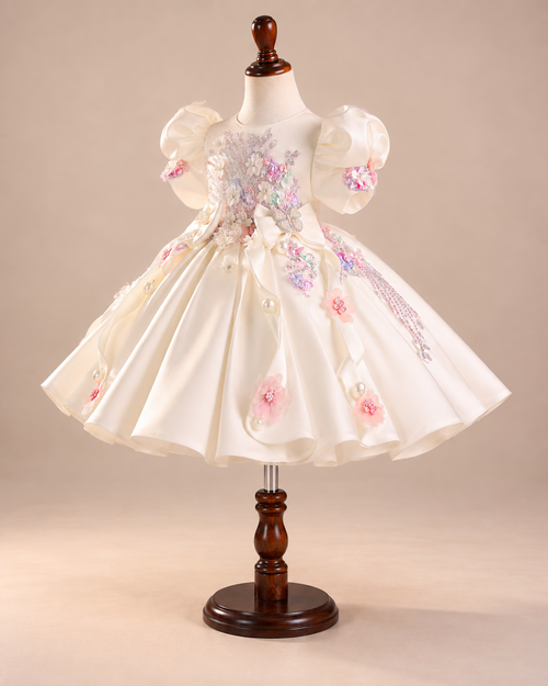 Céleste Mesh Flower Girl Dress - image 2