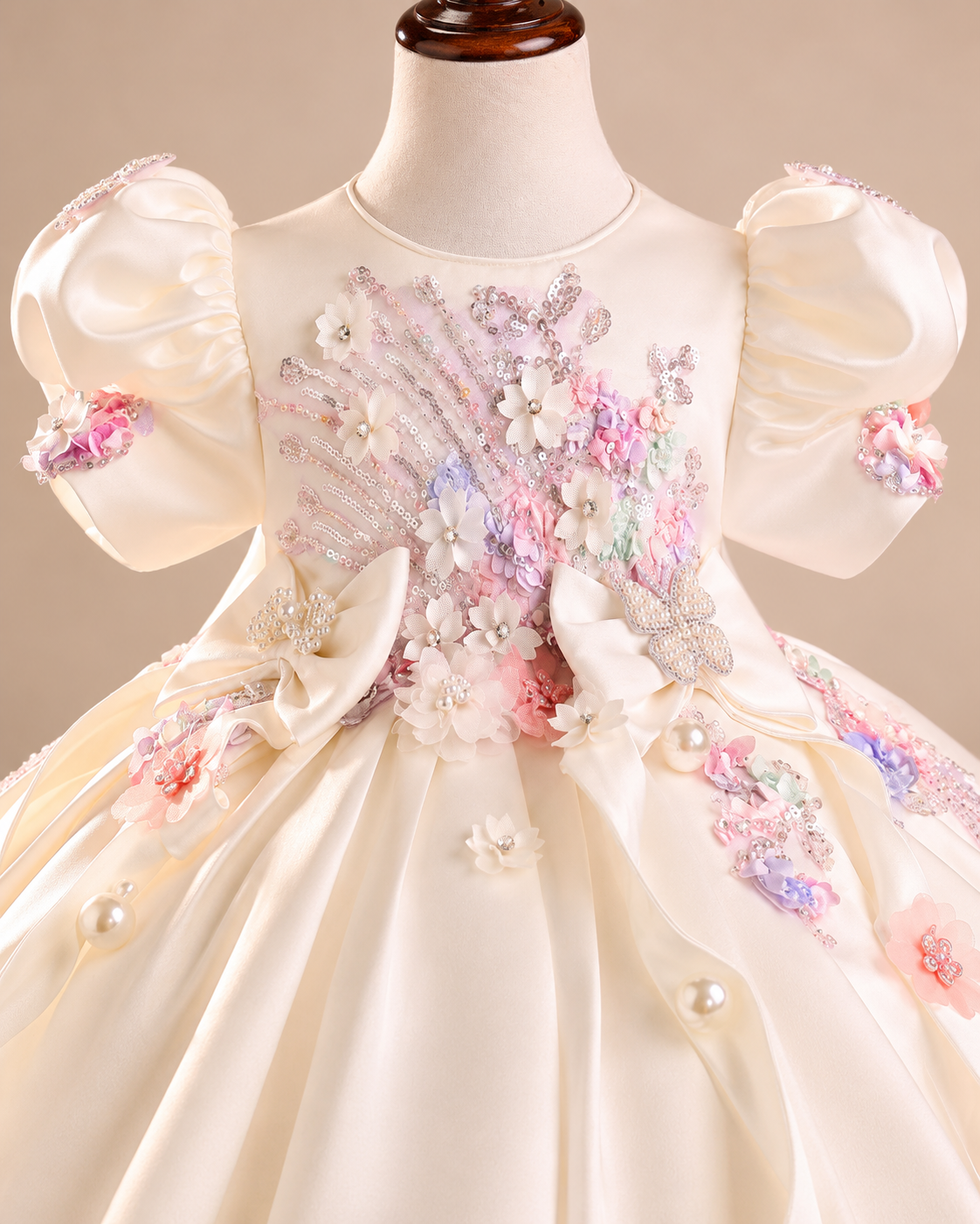 Céleste Mesh Flower Girl Dress - image 3