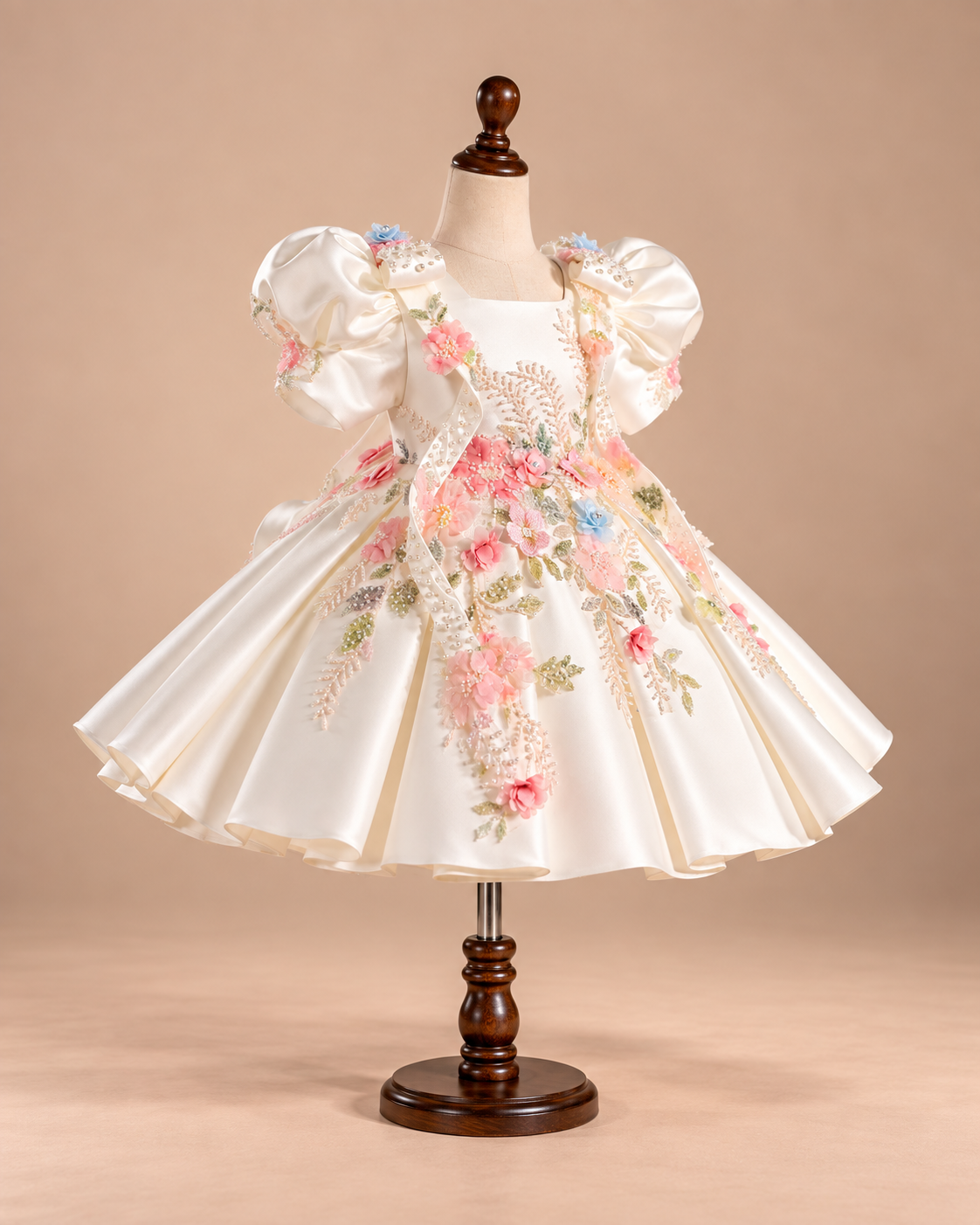 Juliette Square-Neck Flower Girl Dress - image 2