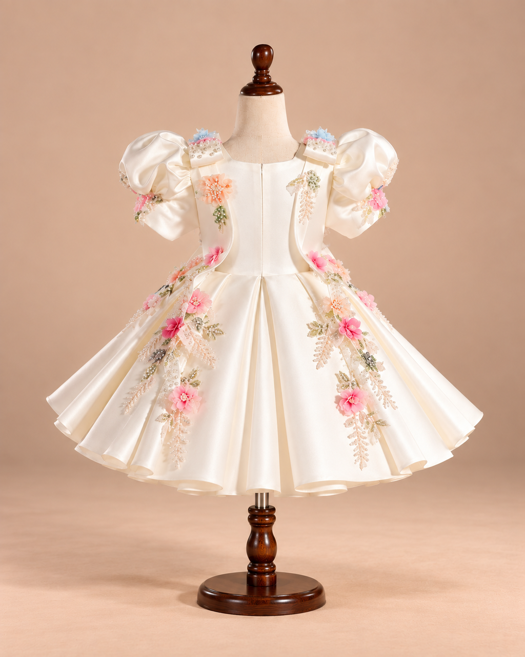 Juliette Square-Neck Flower Girl Dress - image 4